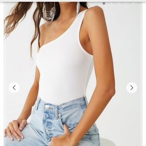 Publik one shoulder crop top